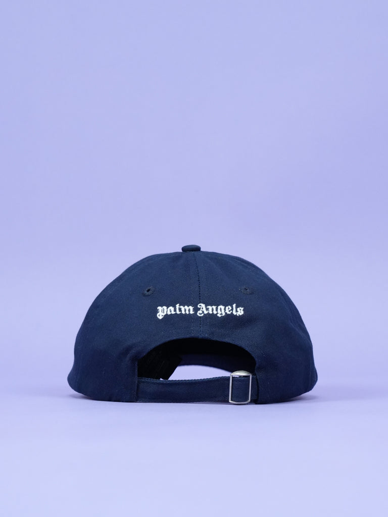 Palm Angels Logo Cap Navy