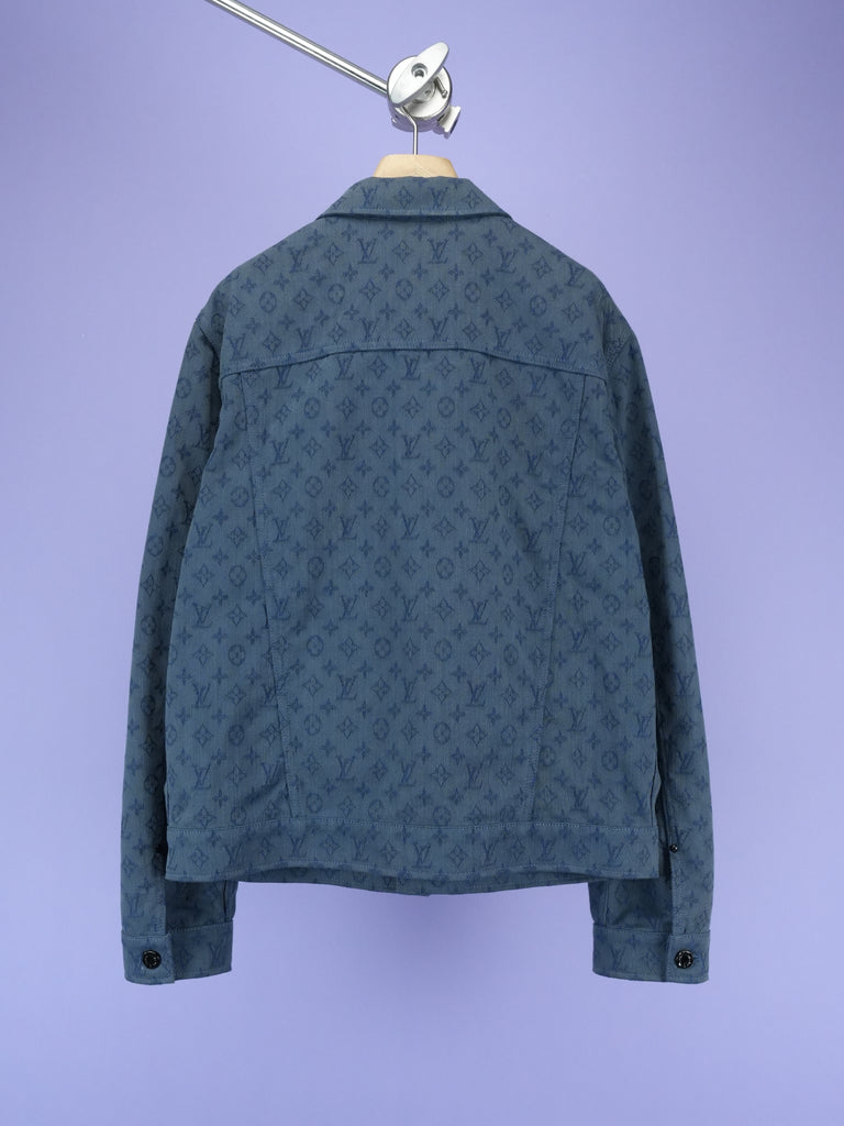 Louis Vuitton Monogram Denim Jacket Navy