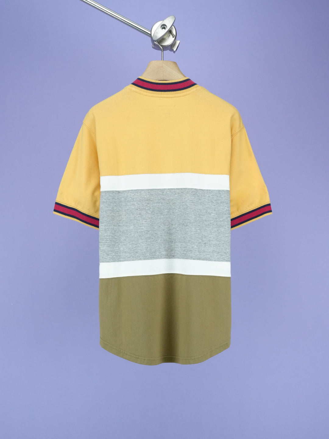 Supreme Half Zip S/S Baseball Top Yellow