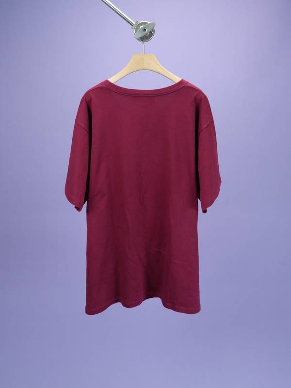 Gucci Original Print T-Shirt 	Burgundy