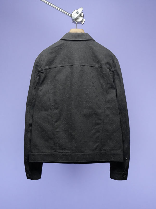 Louis Vuitton Monogram Denim Jacket Black