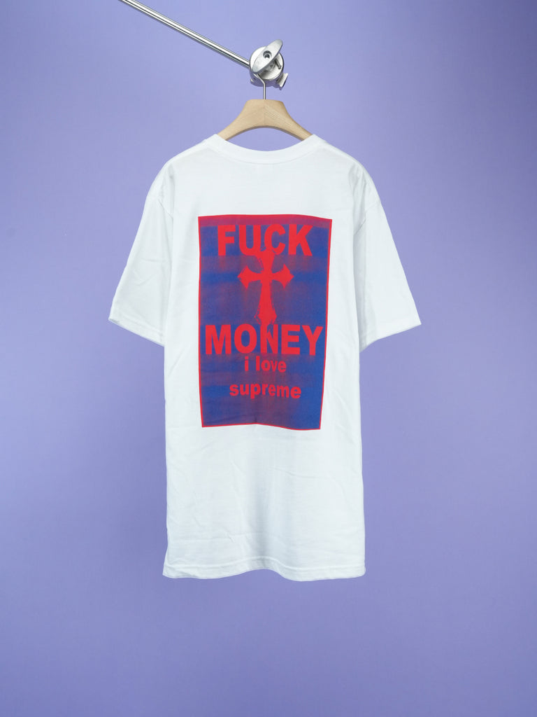 Supreme Fuck Money Tee White