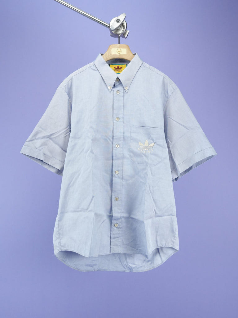 Gucci / Adidas Oxford Cotton Shirt Light Blue