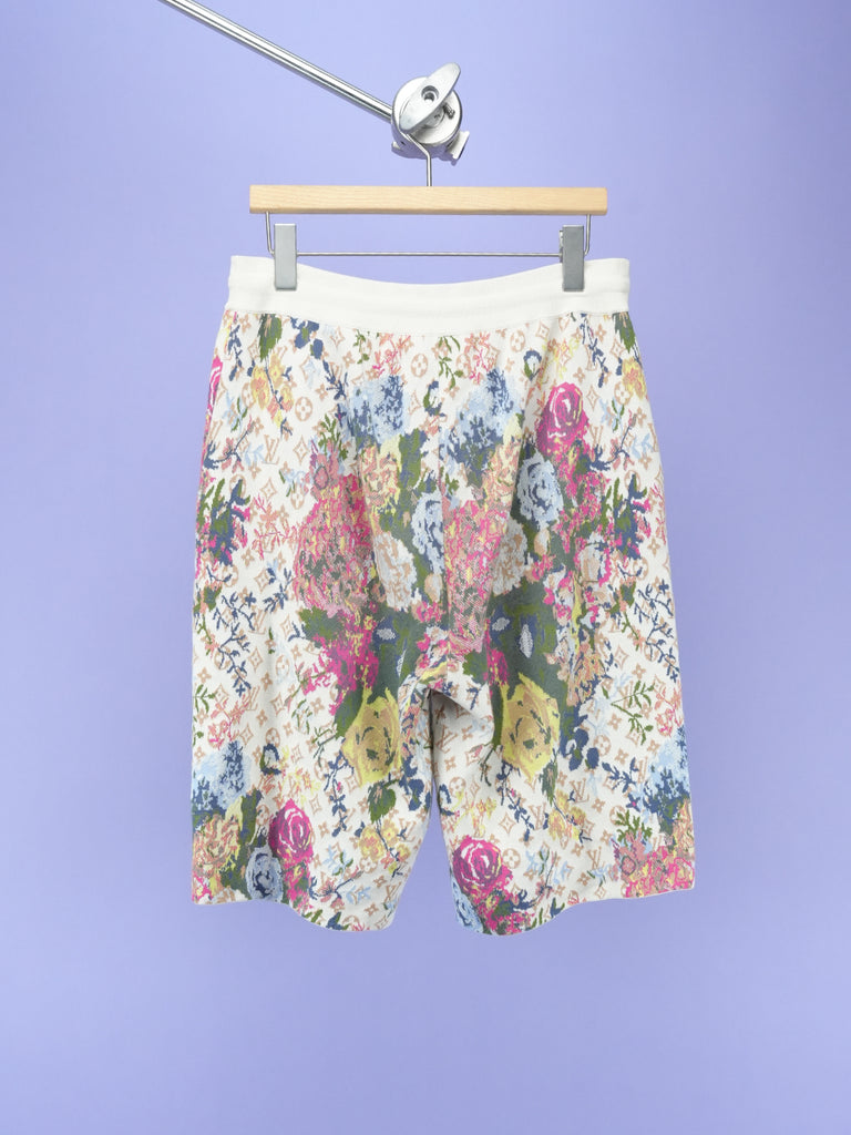 Louis Vuitton	Graphic Floral Jacquard Shorts Multi