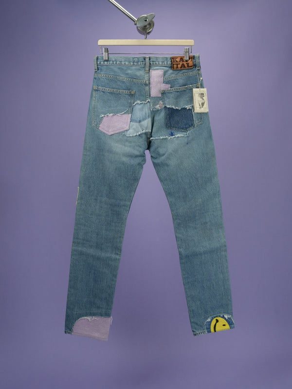 Kapital Gypsy Patch Remake Okabilly 14oz 5 Pocket Denim Indigo