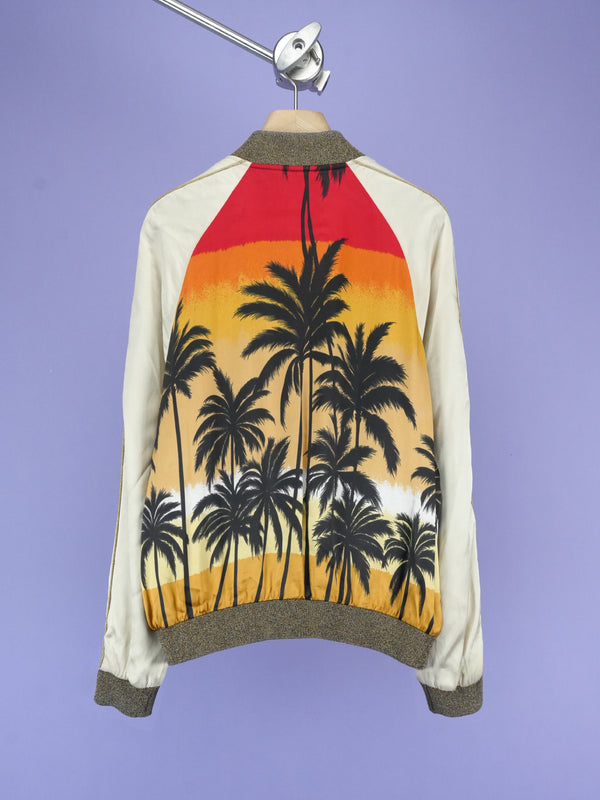 Saint Laurent Paris Palm Tree Souvenir Jacket Multi