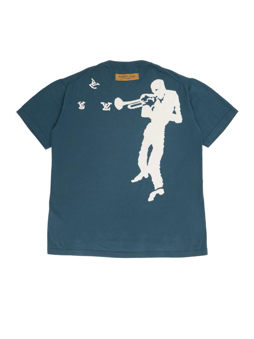 Louis Vuitton Jazz Trumpeter Signature Crewneck	Blue