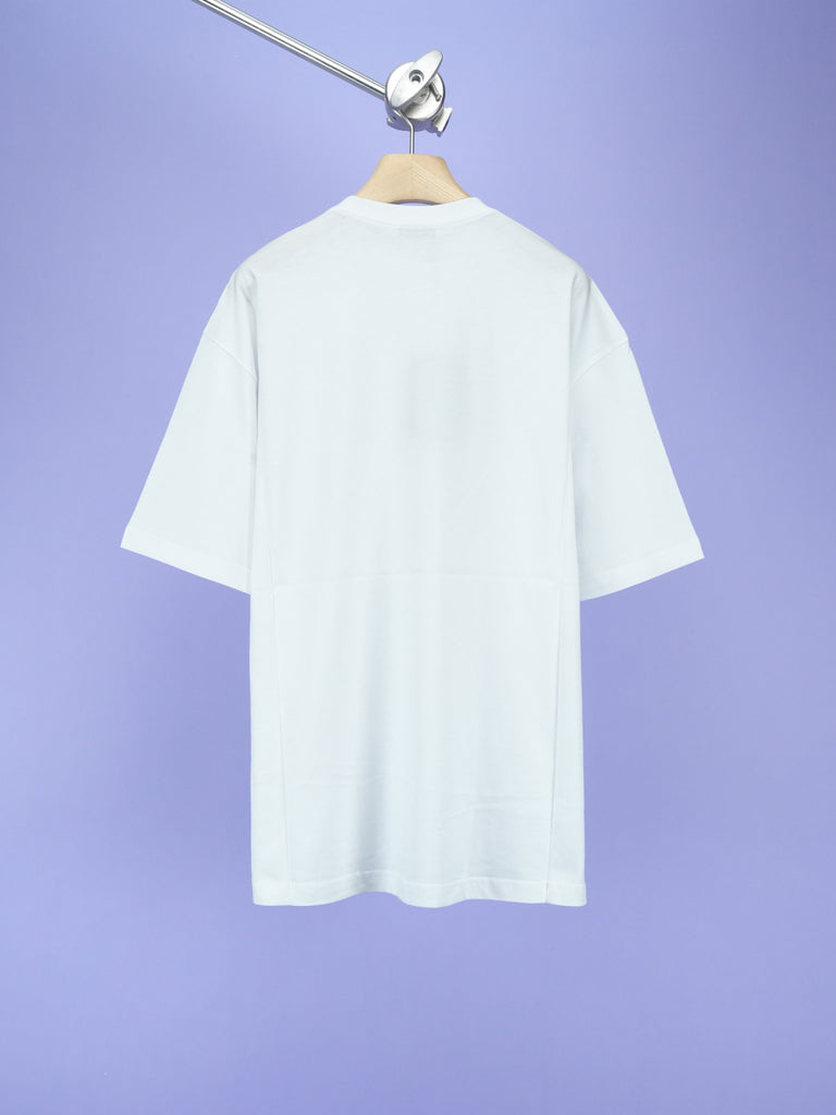 Balenciaga Small Logo Print T-Shirt White