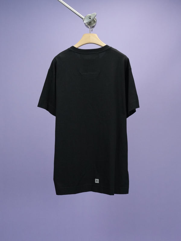 Givenchy College Logo Embroidered T-Shirt Black