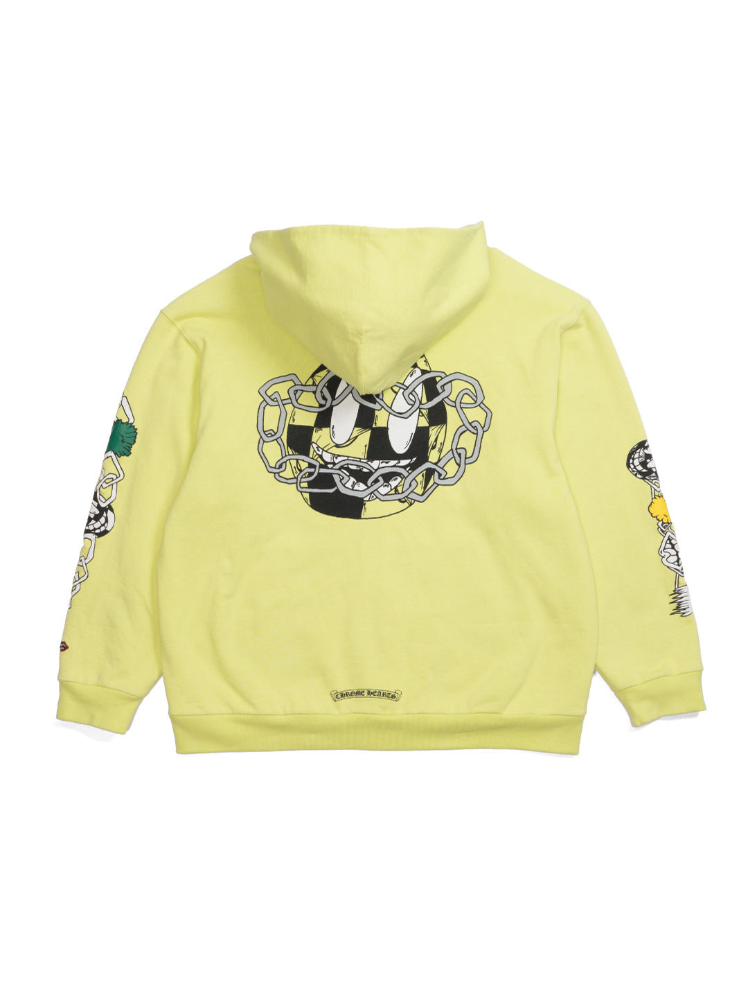 Chrome Hearts Matty Boy Link Zip Up Lime Green