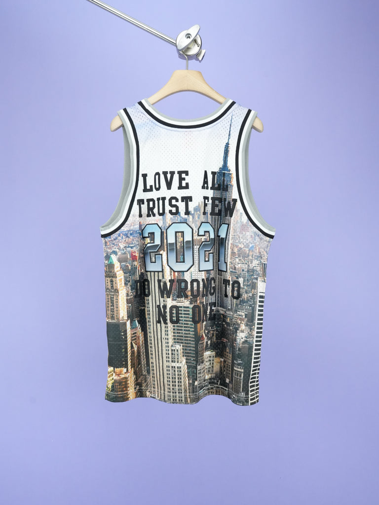 Supreme / Mitchell & Ness Basketball Jersey Skyline