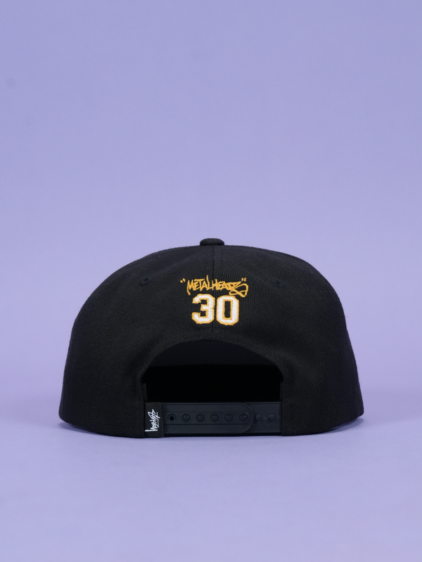 Stussy / Goldie Metalheadz 30 Snapback Hat Black