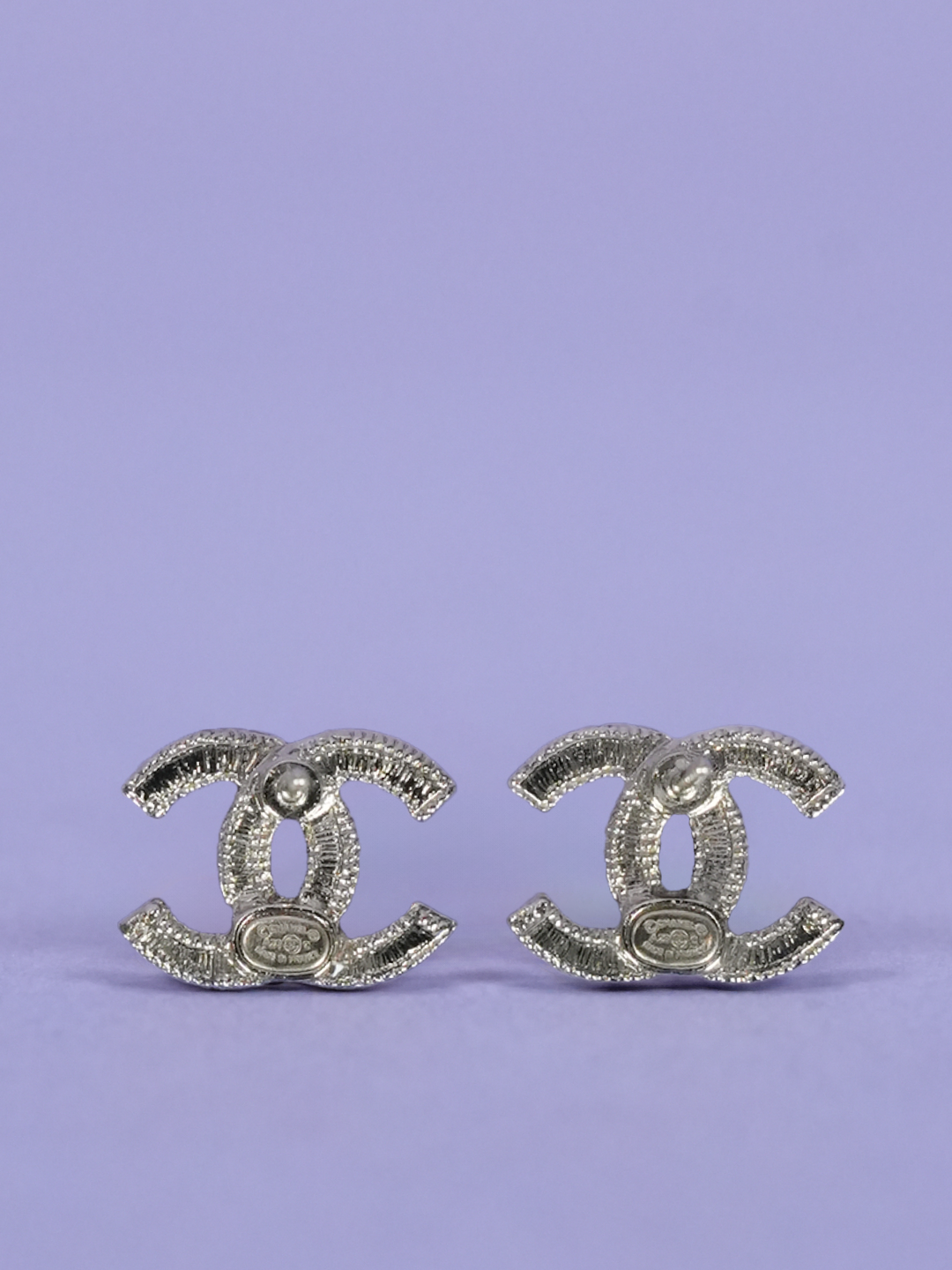 Chanel CC Stud Earrings