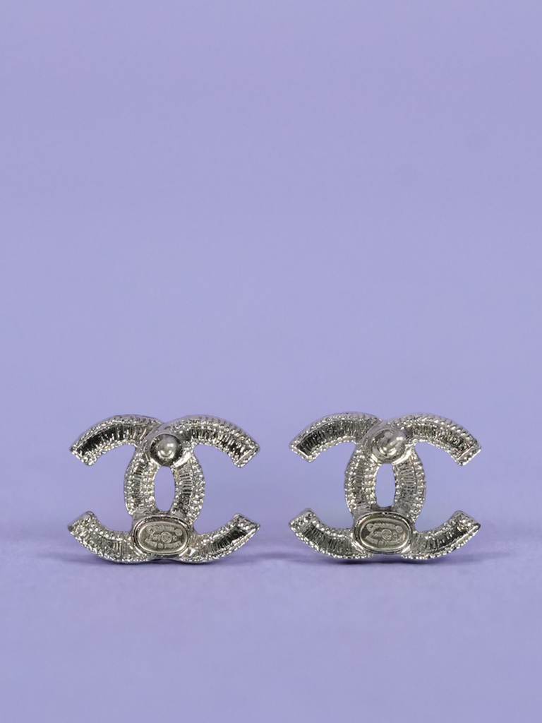 Chanel CC Stud Earrings