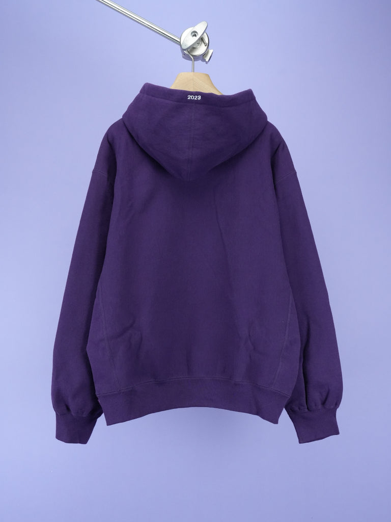 Supreme Box Logo Hooded Sweatshirt (FW23) Dark Purple