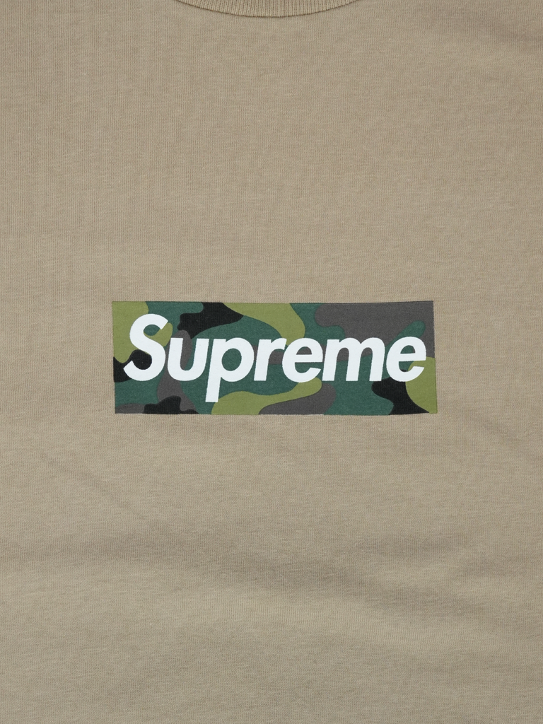 Supreme Box Logo Tee (FW23) Khaki