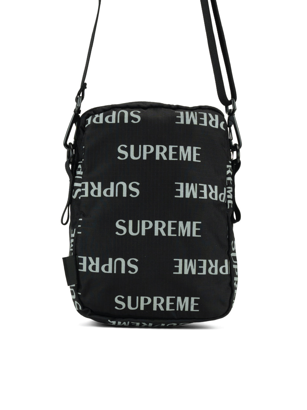 Supreme 3M Reflective Repeat Shoulder Bag Black