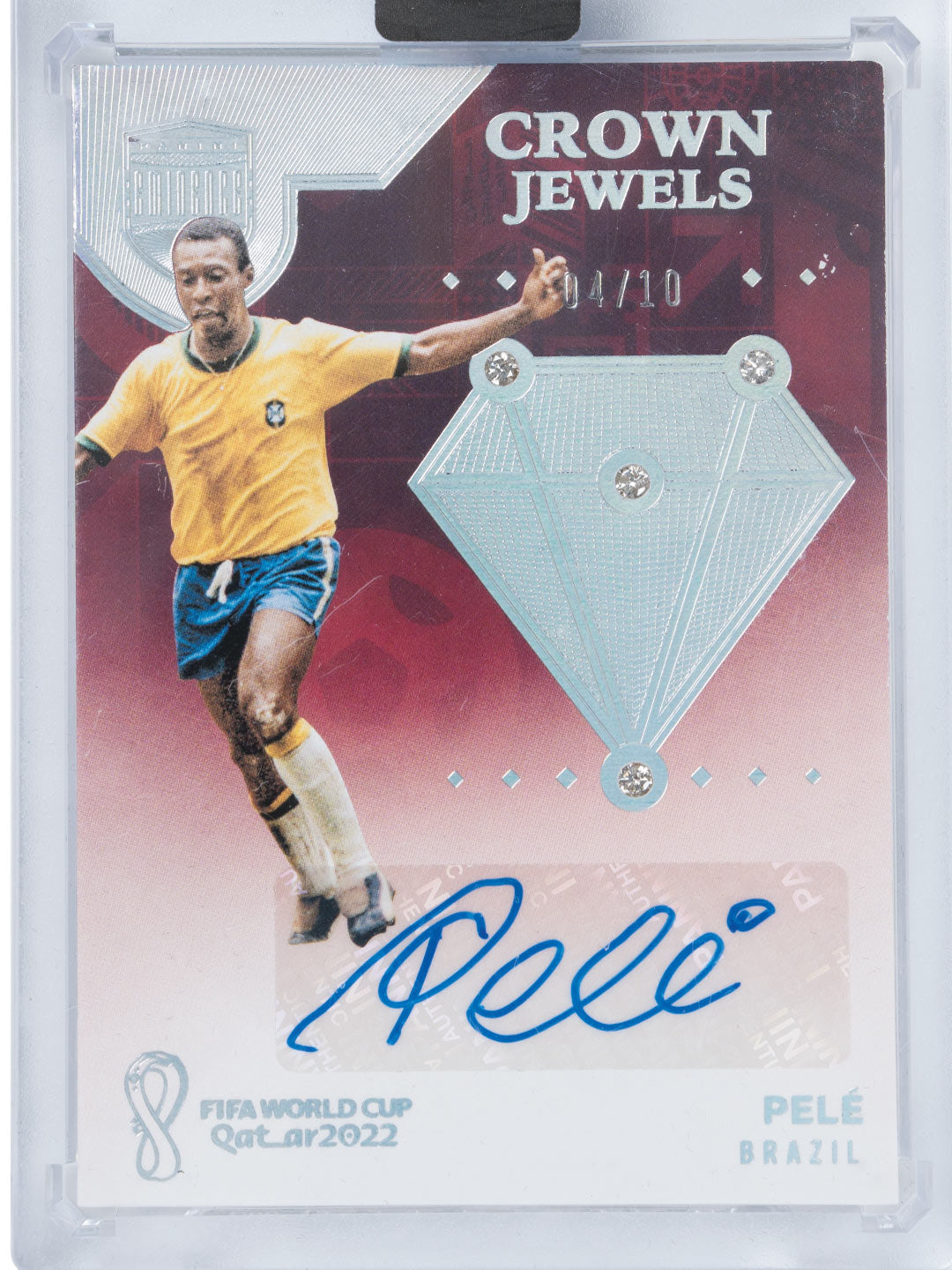 Panini 2022 Panini Eminence Crown Jewels Autographs (Pele) (/10)