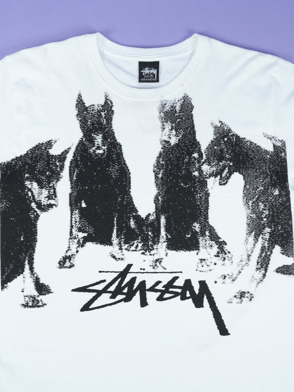 Stussy Dobermans Tee White