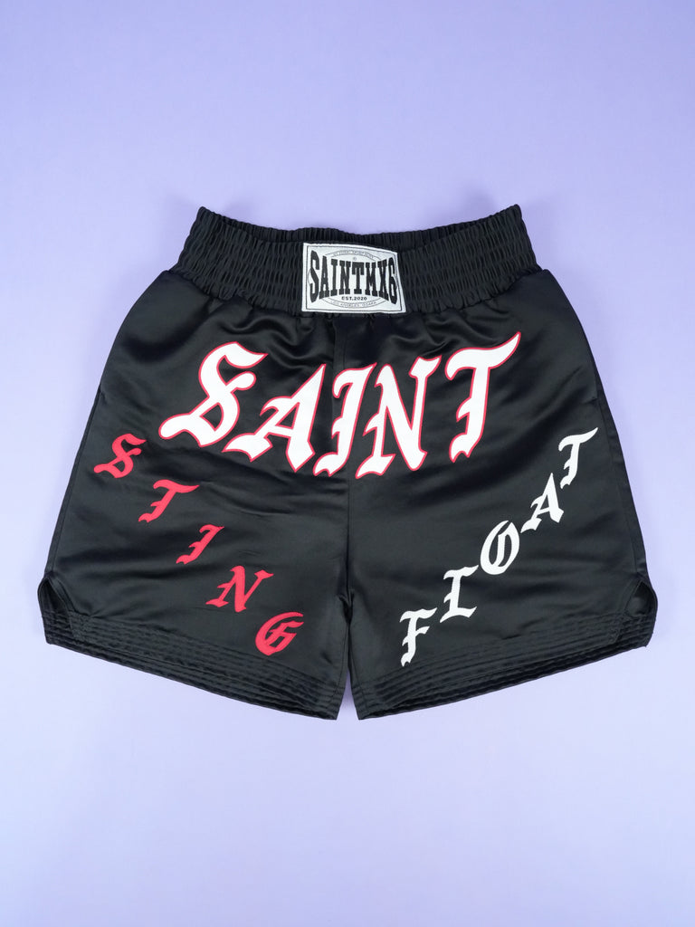 Saint Mxxxxxx Boxing Shorts Black