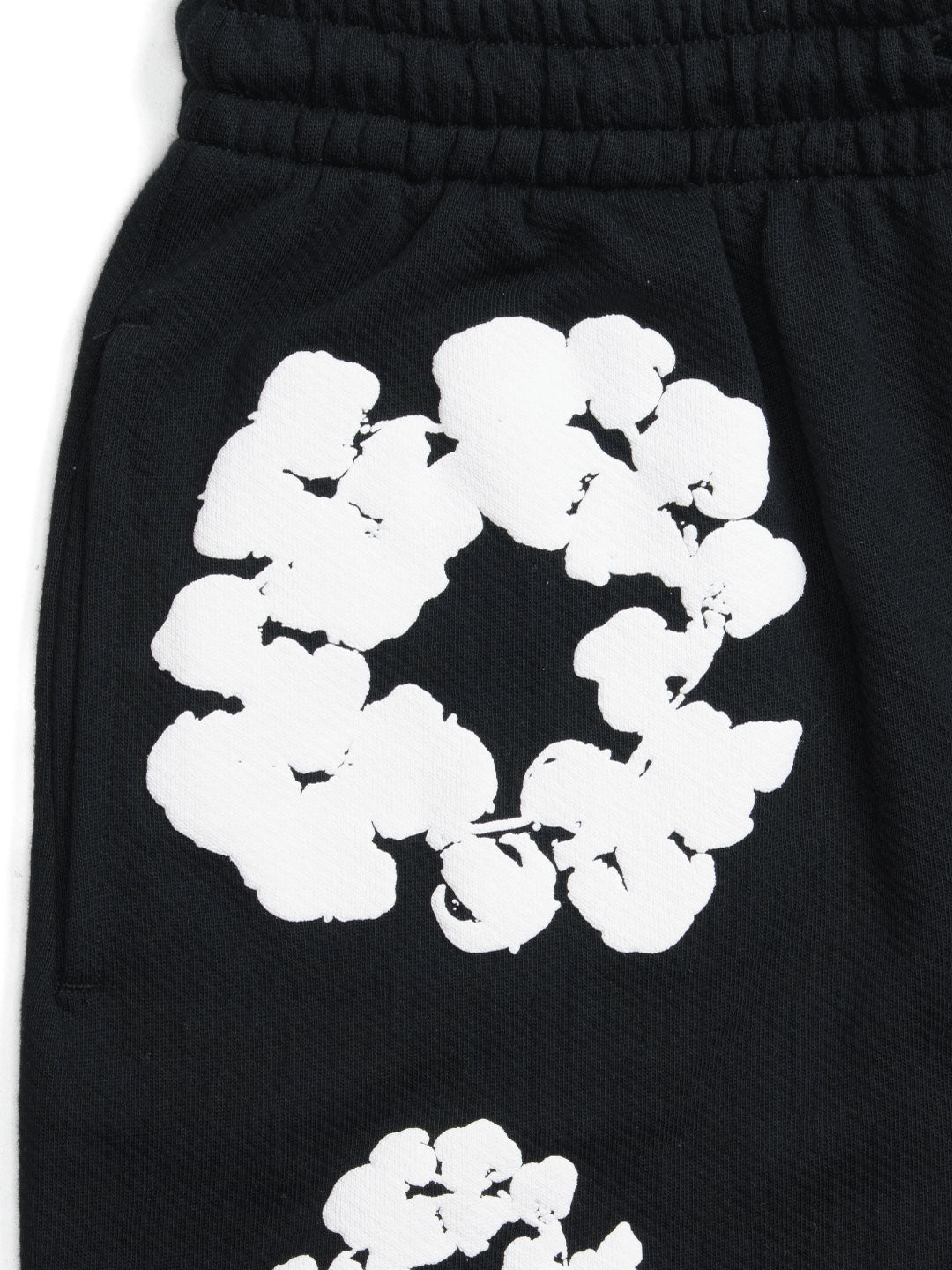 Denim Tears The Cotton Wreath Shorts Black