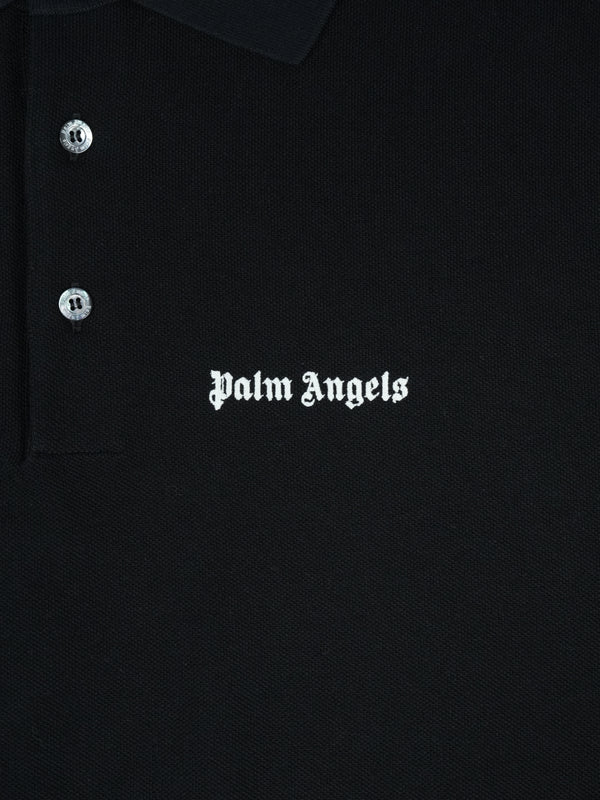 Palm Angles Logo Polo Shirt Black