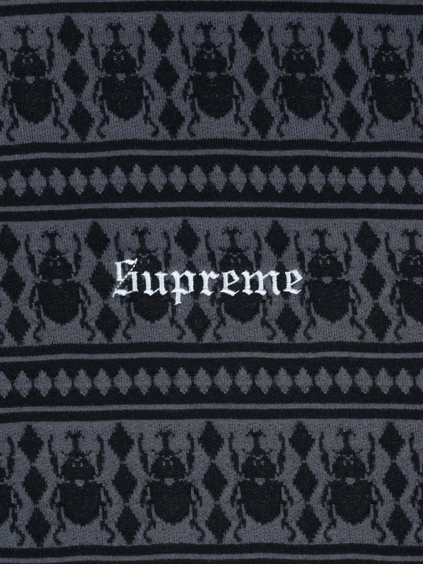 Supreme Jacquard Scarab S/S Top Black