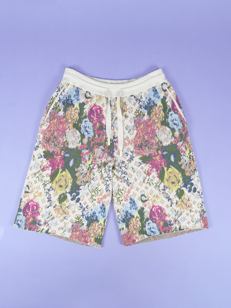 Louis Vuitton	Graphic Floral Jacquard Shorts Multi