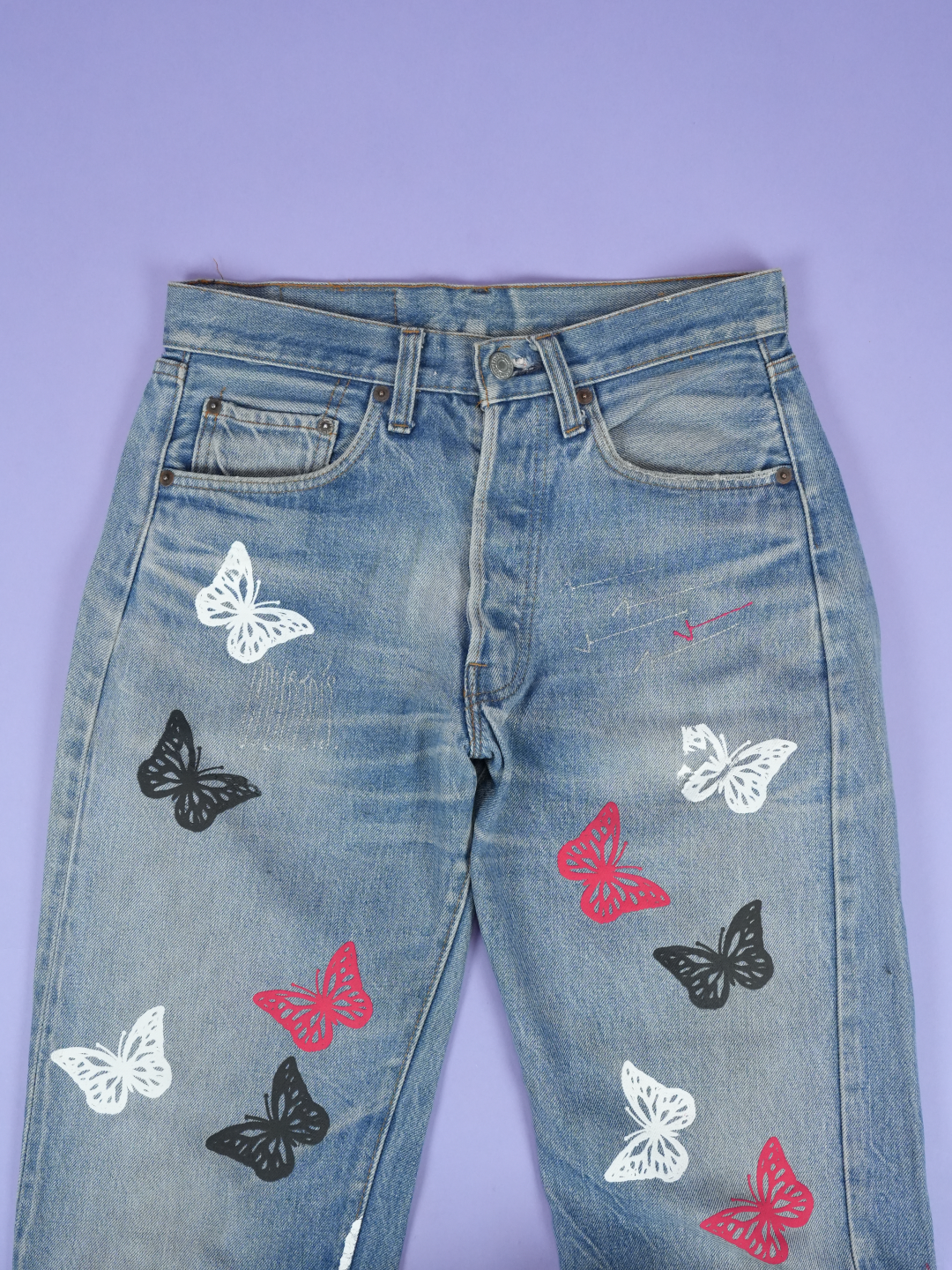 About Dreams Levi's Butterfly Jeans Blue