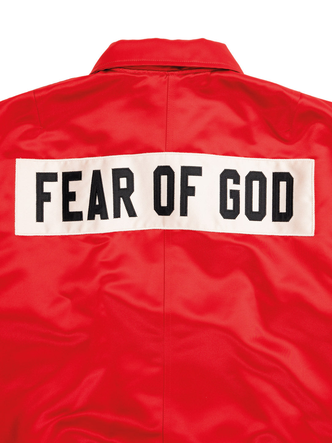 Half-Zip Coaches Jacket Red
