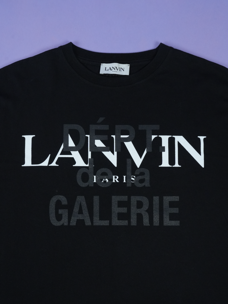 Gallery Dept. / Lanvin Printed T-Shirt In French Black