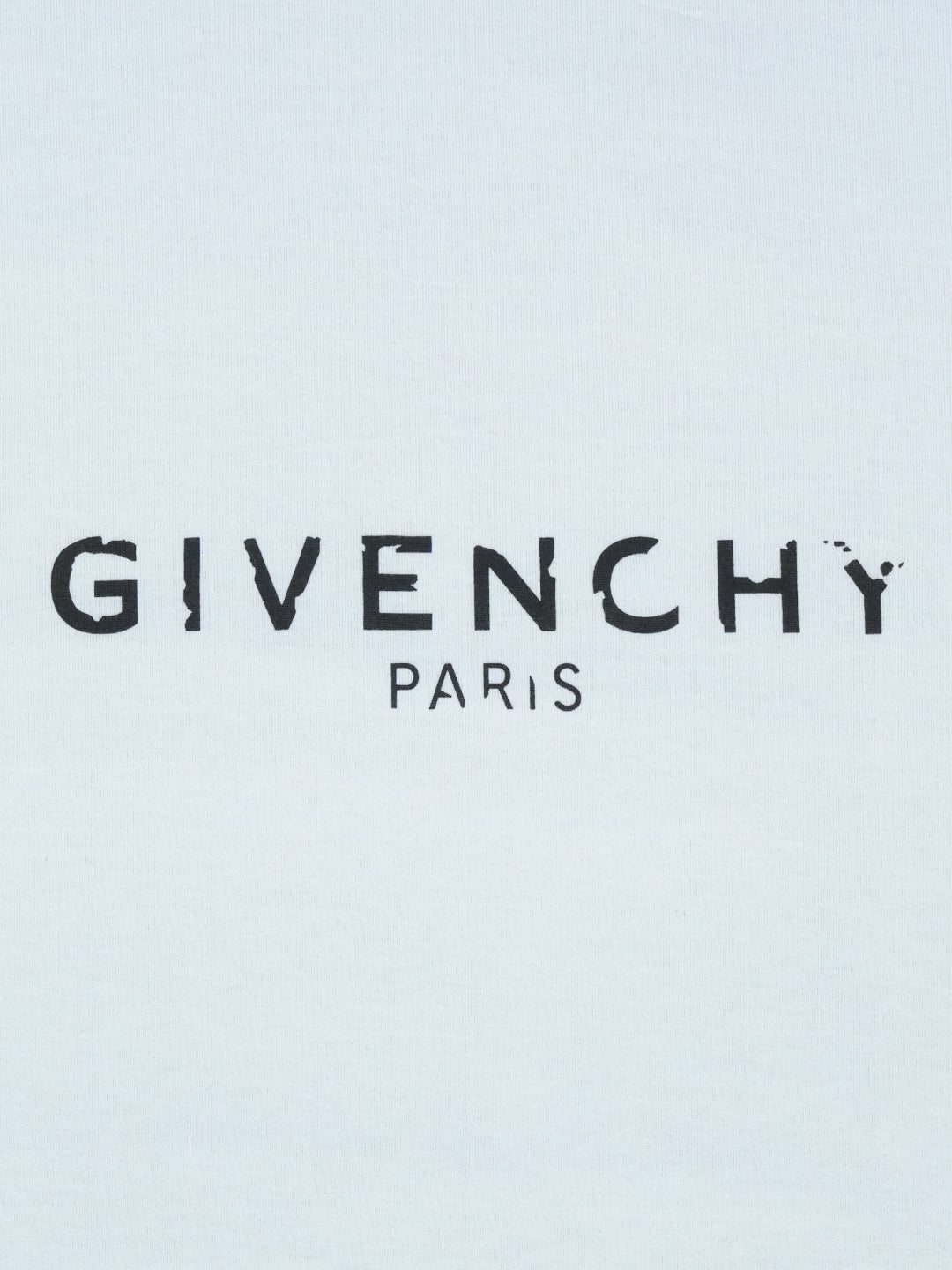 Givenchy Cracked Logo T-Shirt	White