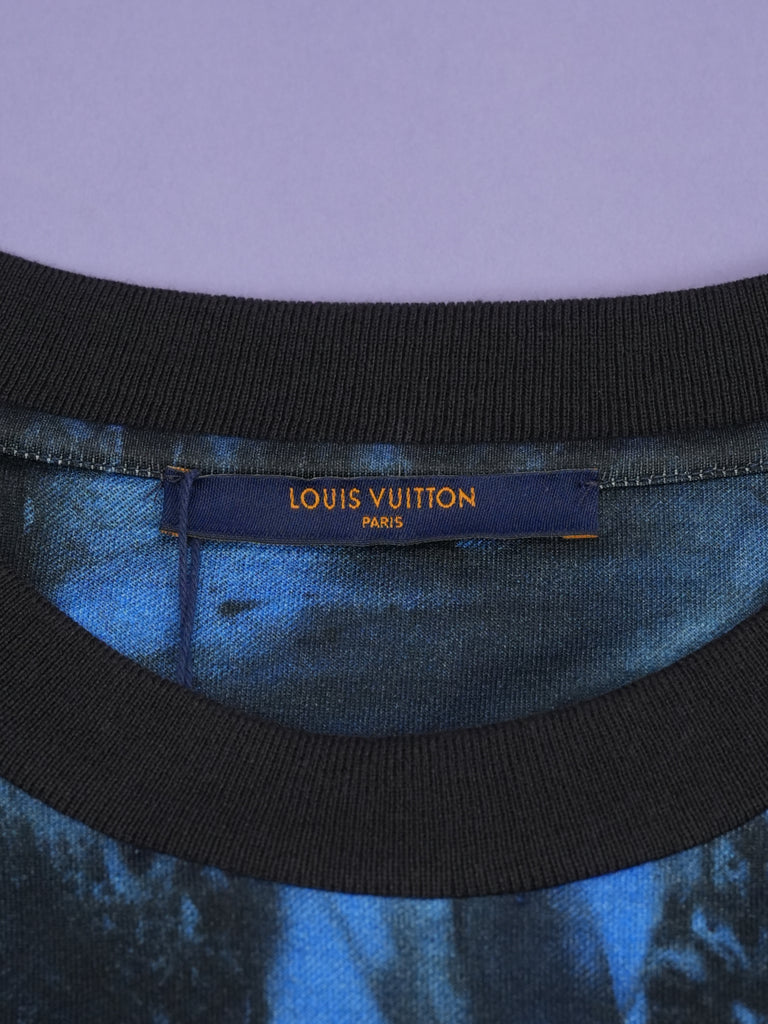 Louis Vuitton	Salt Print T-Shirt Blue