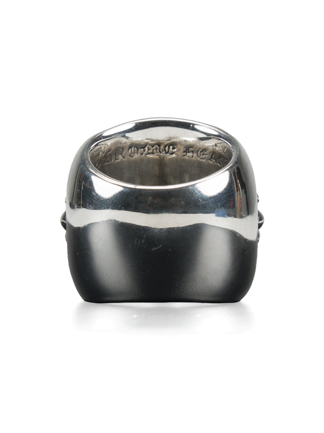 Classic Oval Cross Ring Silver