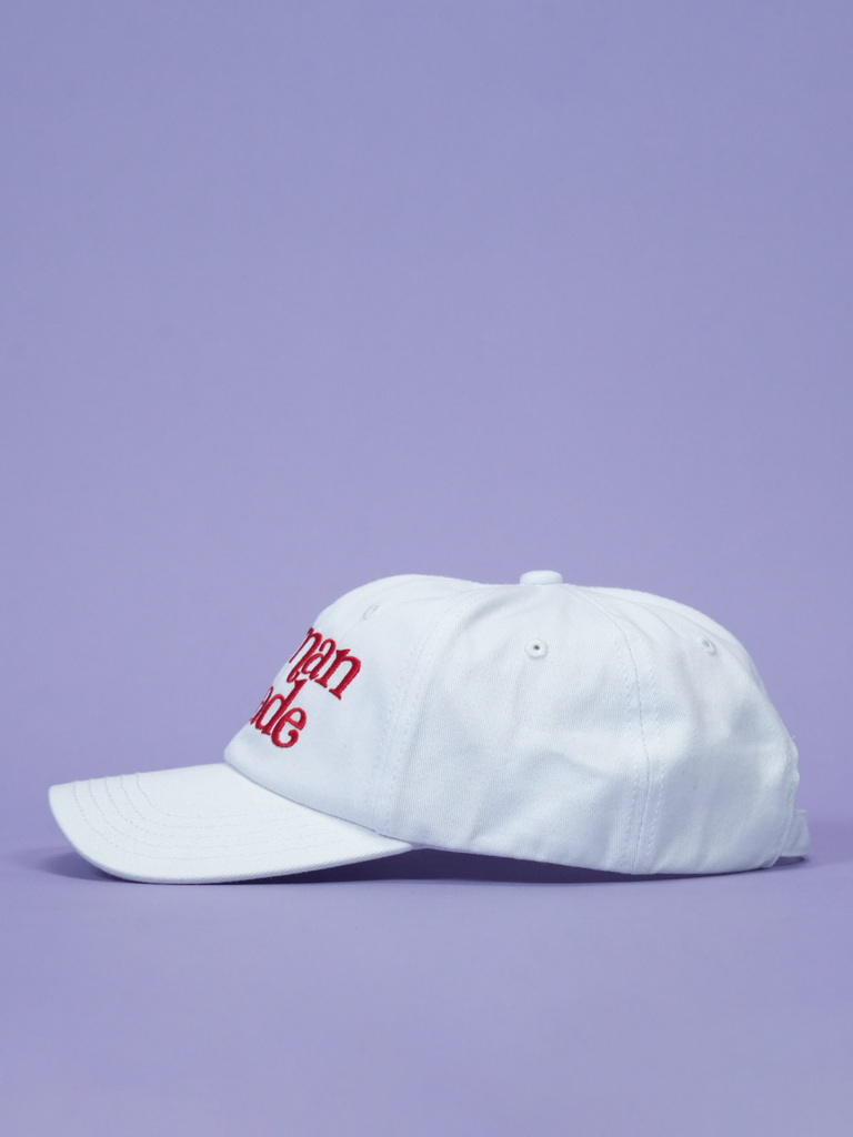 Human Made / Girls Don't Cry 6 Panel Cap #2 White/Red