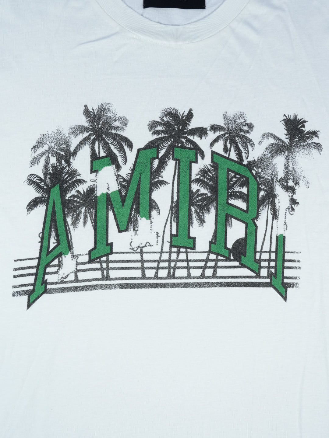 Amiri Palm Tree Logo T-Shirt White