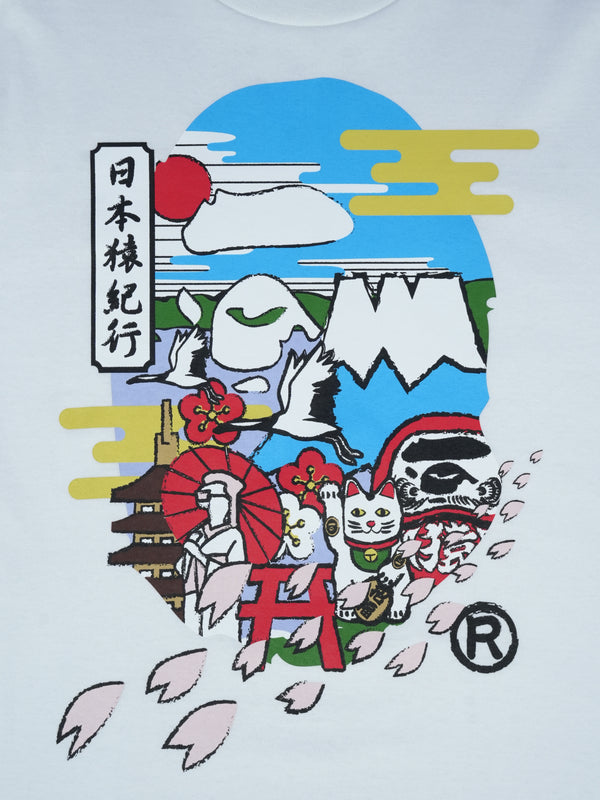 Bape Japan Culture Ape Head Tee White