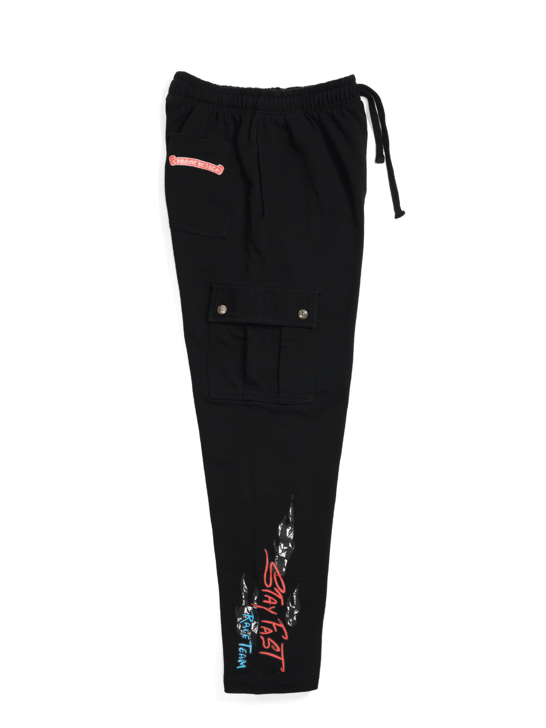 Chrome Hearts Matty Boy Stay Fast Cargo Sweatpants	Black