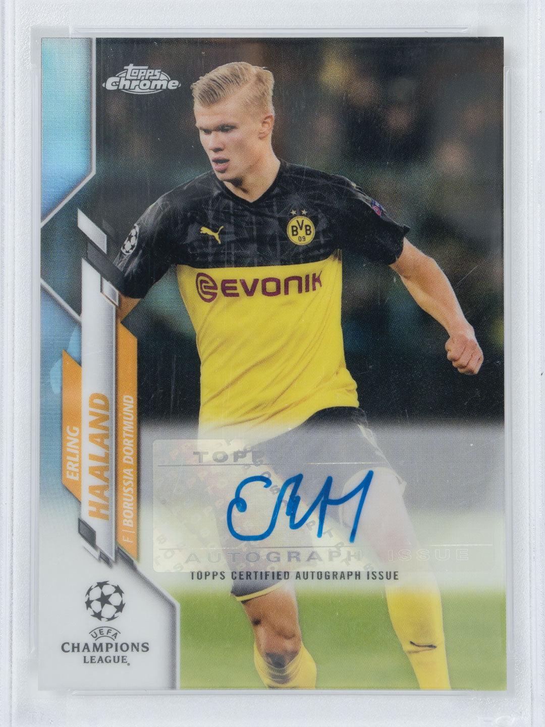 Topps 2020 Topps Chrome BVB Borussia Dortmund Autographs (Erling Haaland)