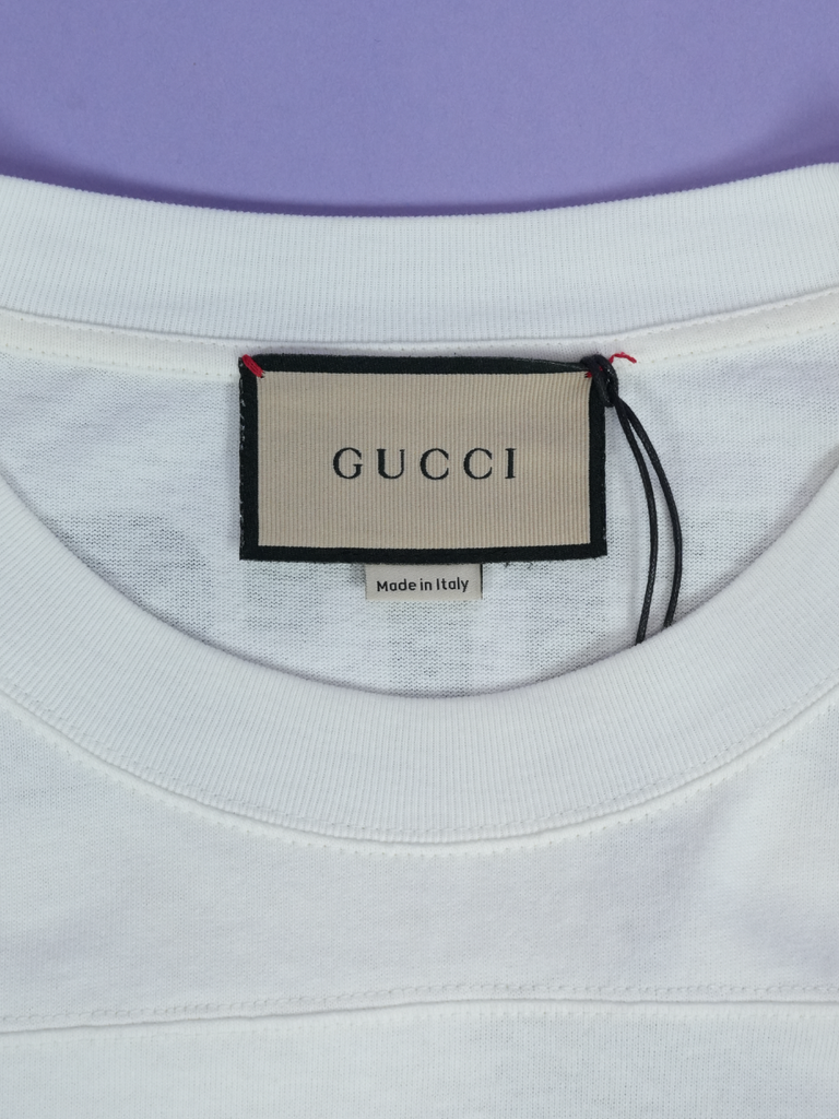 Gucci 25 Eschatology 1921 Cotton T-Shirt White