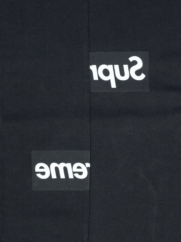 Supreme / CDG Split Box Logo Tee Black