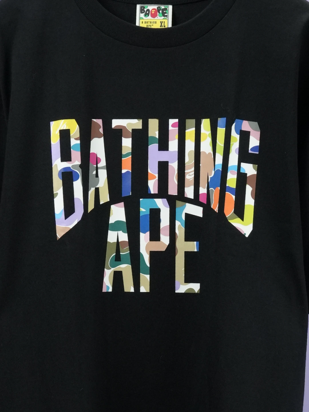 Bape Multi Camo NYC Logo Tee Black