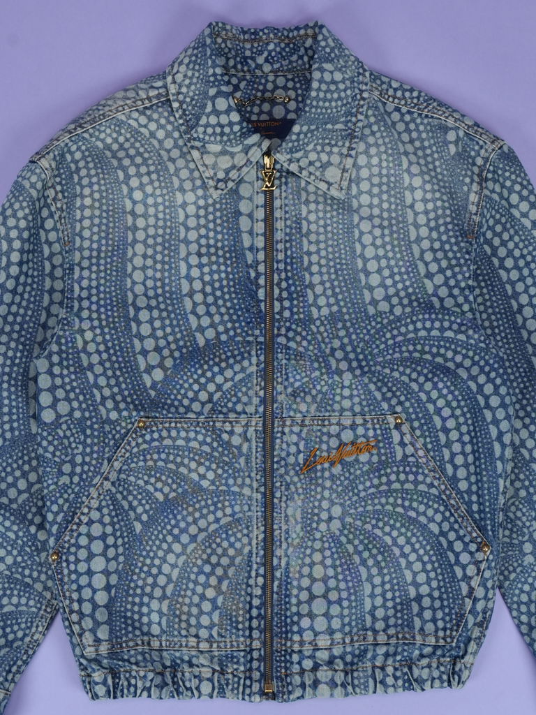 Louis Vuitton / Yayoi Kusama All Over Pumpkin Denim Blouson Blue