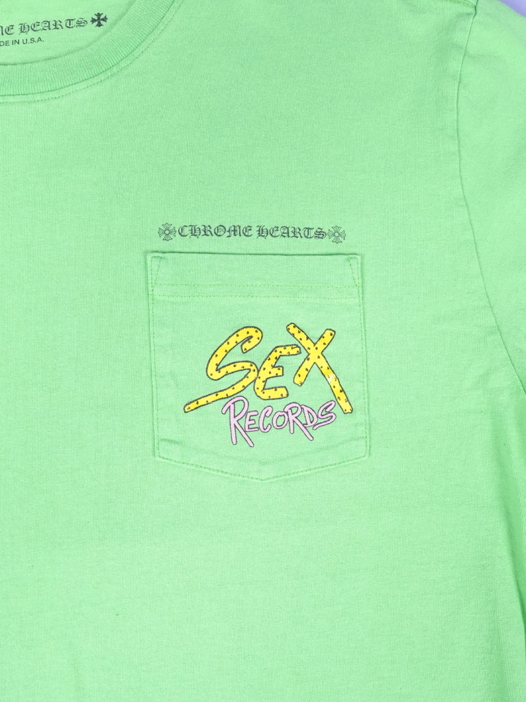 Chrome Hearts Matty Boy Sex Records T-Shirt Green