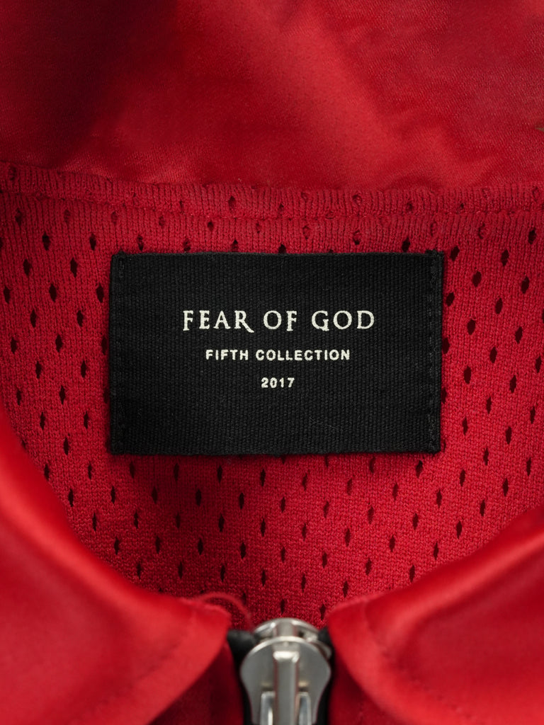 Fear of God Satin Half-Zip Coaches Jacket