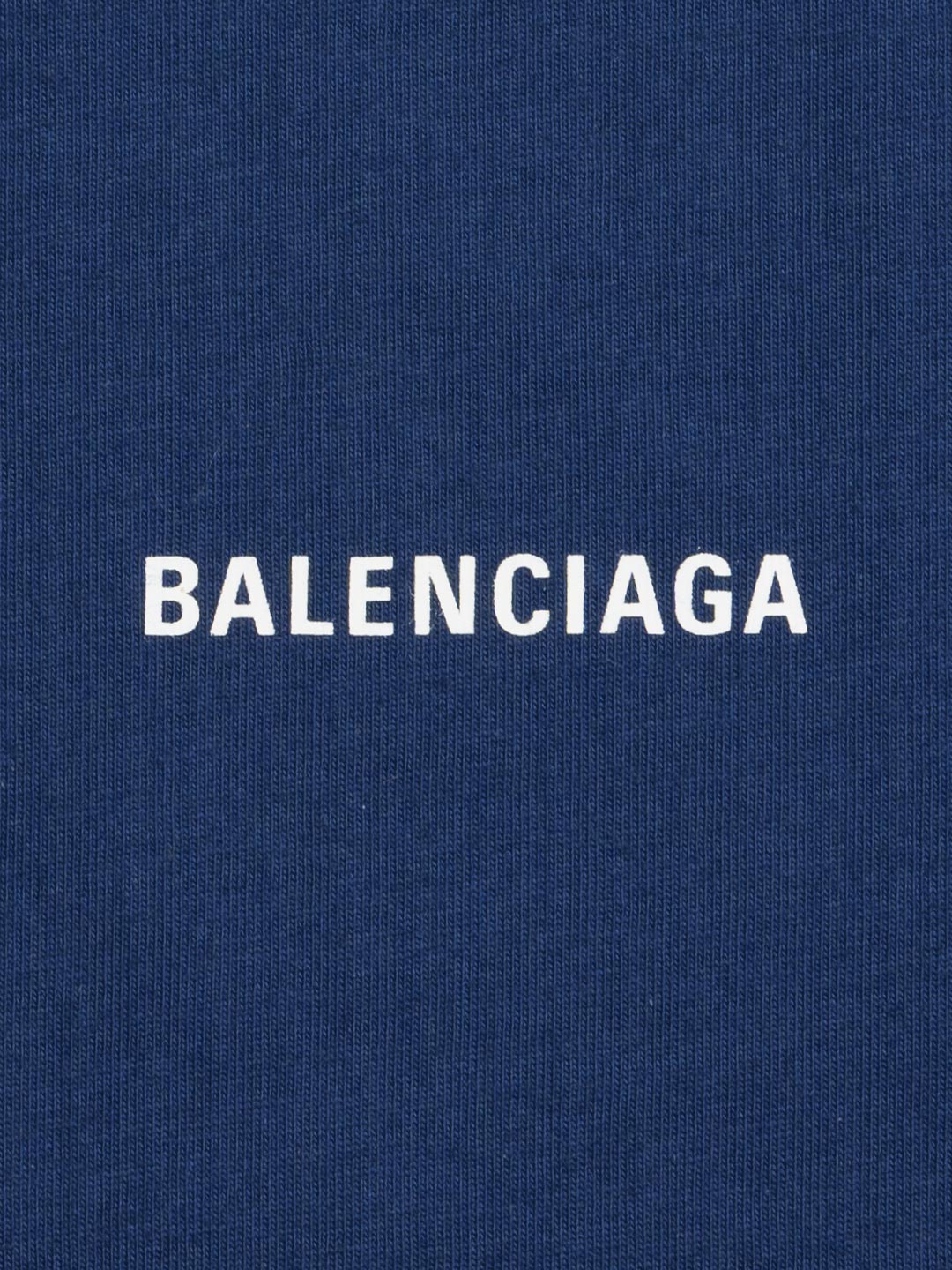 Balenciaga Logo T-Shirt Blue