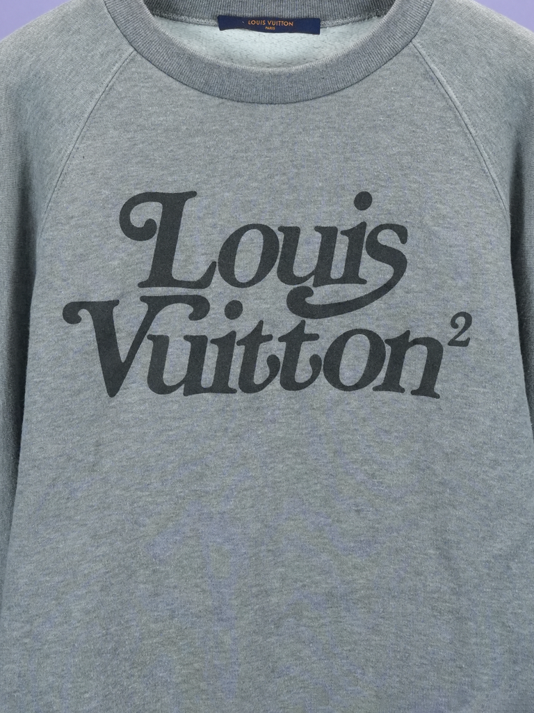 Louis Vuitton / Nigo Squared LV Sweatshirt Gris Clair