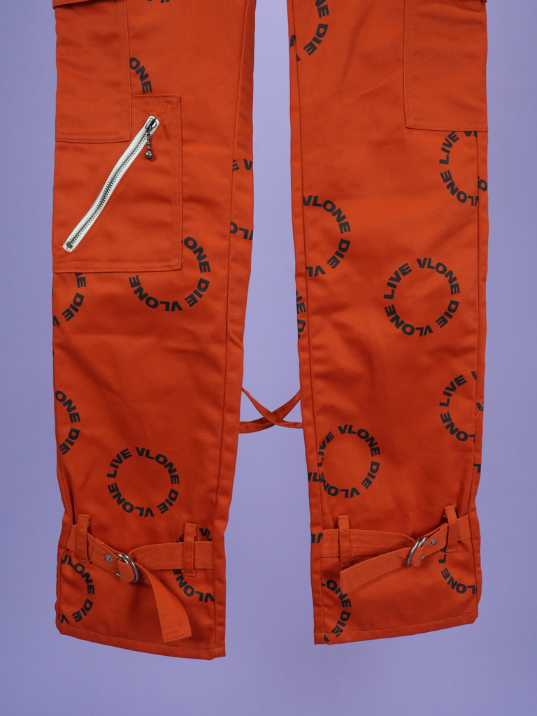 Vlone Bondage Pants Orange (Sign by ASAP Bari)