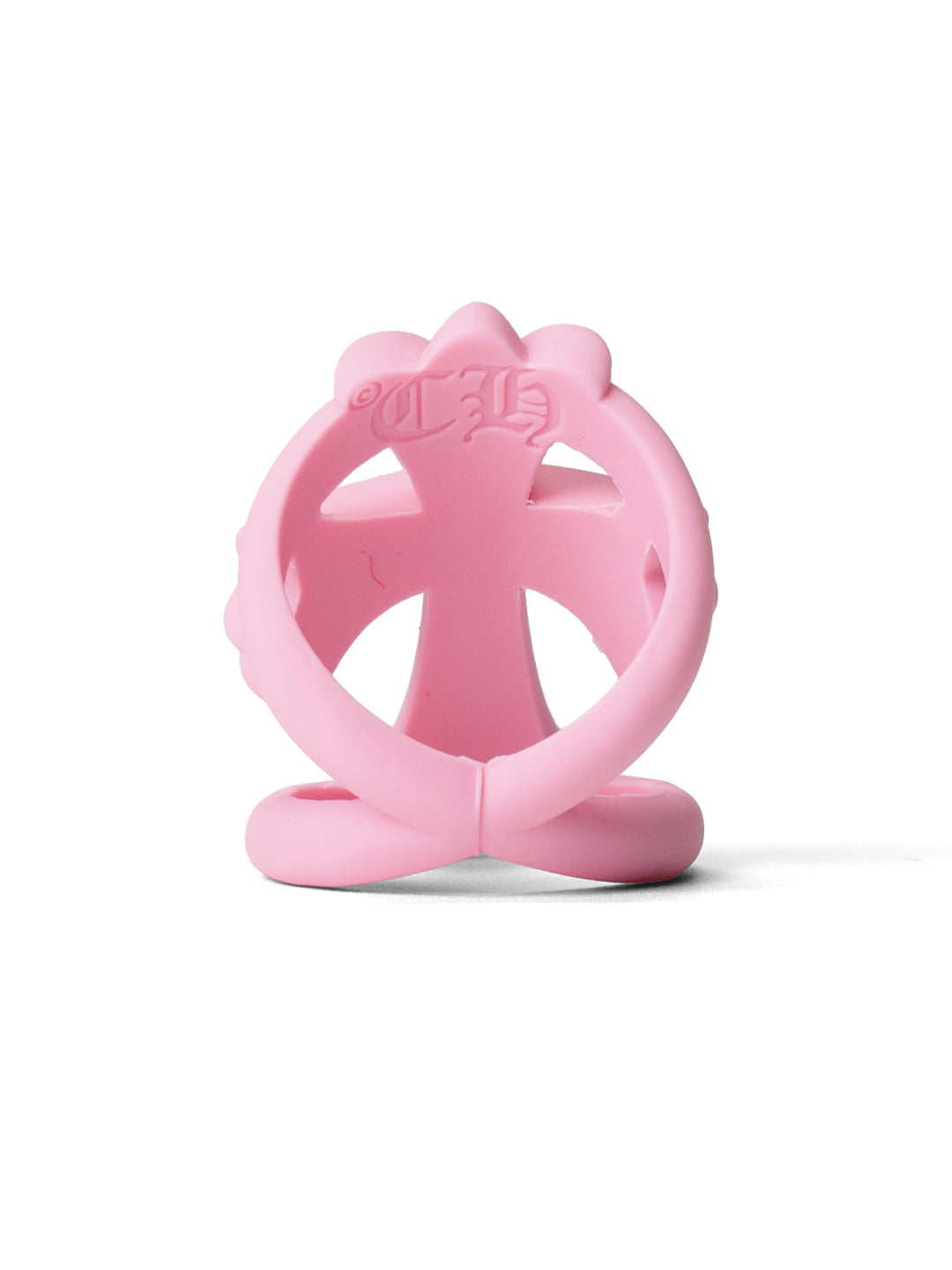 Chrome Hearts Silicone Infinity Cross Ring Pink