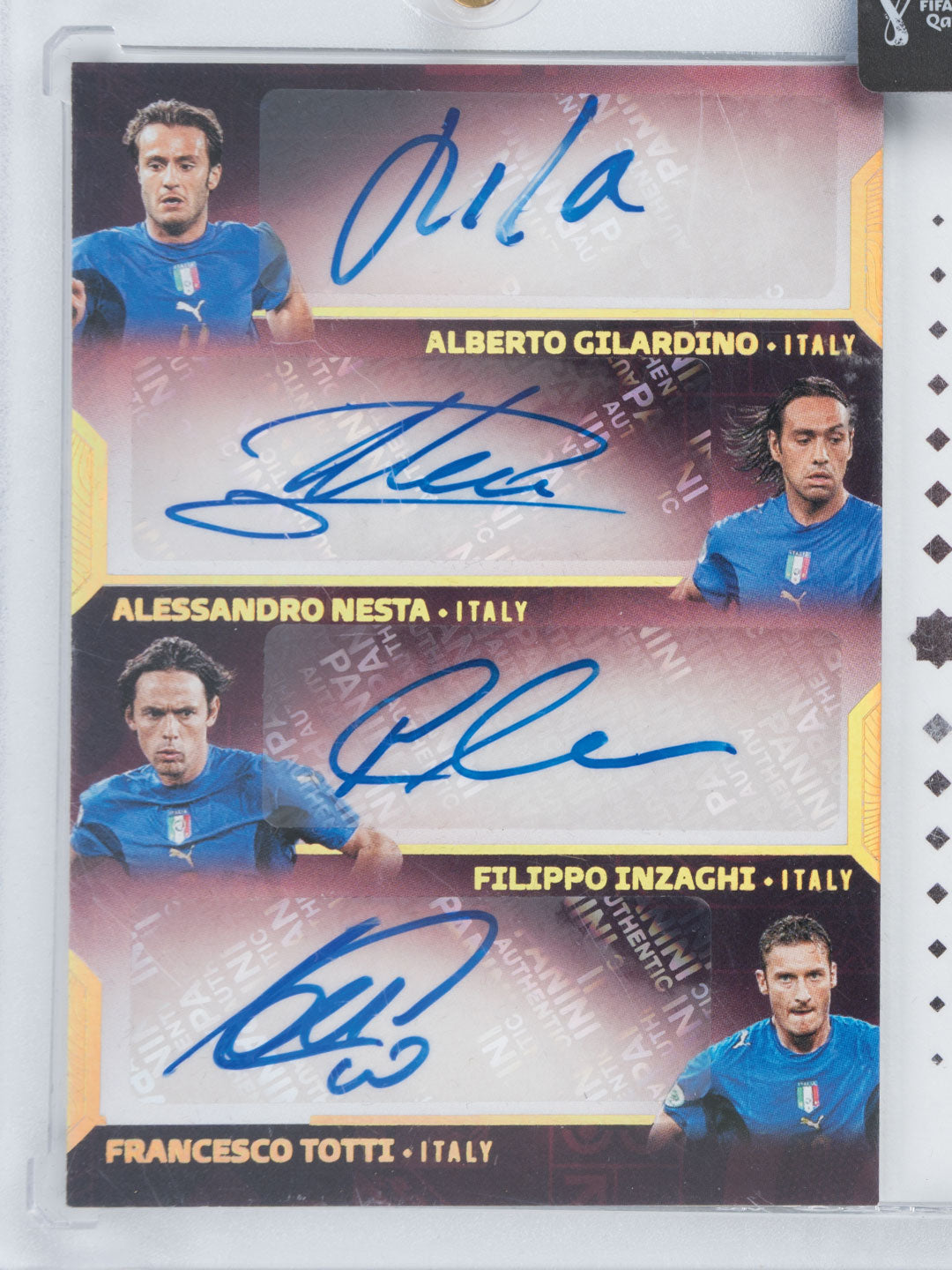 Panini 2022 Panini Eminence Octet Autographs (Italy) (/5)